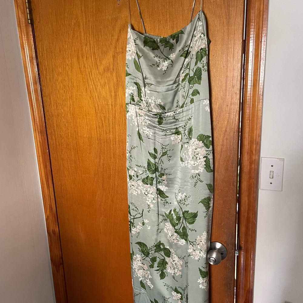 Reformation Frankie Strapless Floral Dress - Picture 7 of 7